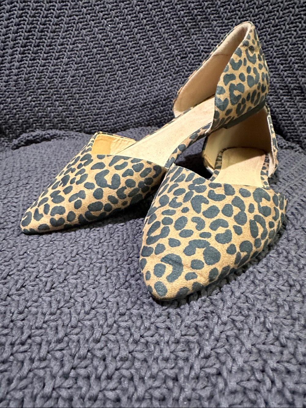 Old Navy Leopard Print Pointed Flats